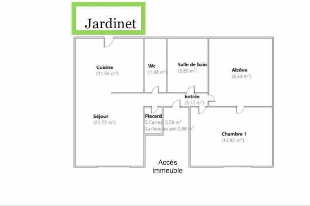 Apartmán Le Petit Jardinet De Tarare Exteriér fotografie